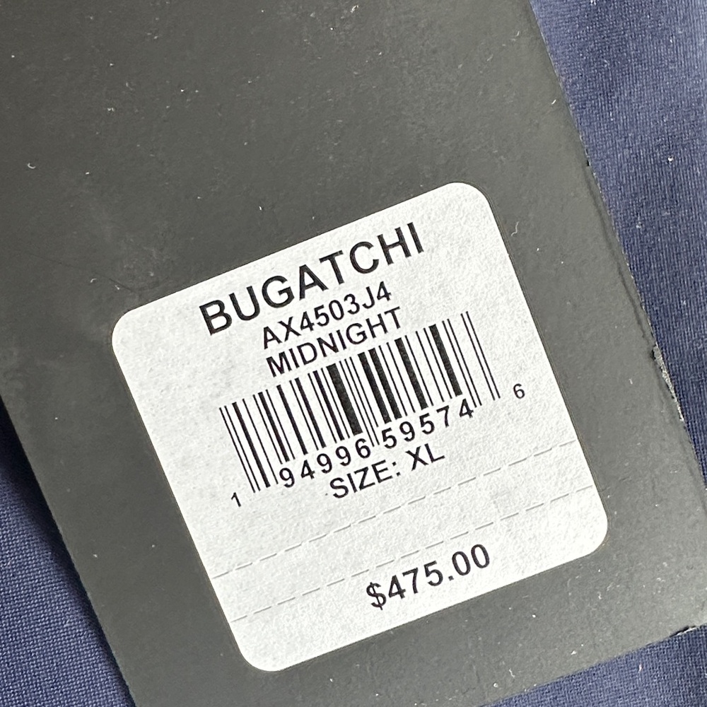Bugatchi Dark Blue Performance Jacket - Picture 6 of 11